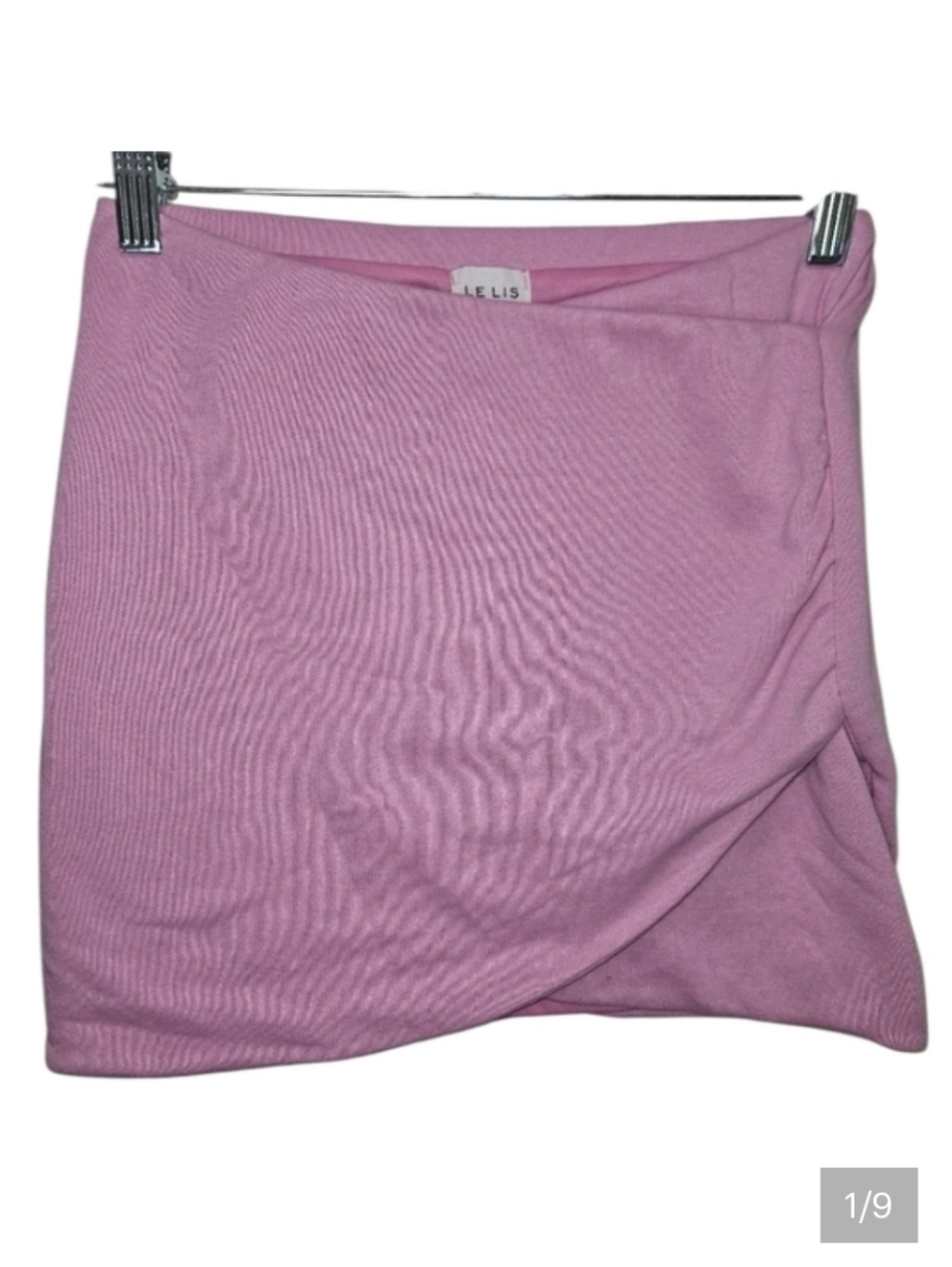 Le Lis Pink Mini Skirt Sz Small Wrap Style Revolve Barbie Preppy Softie